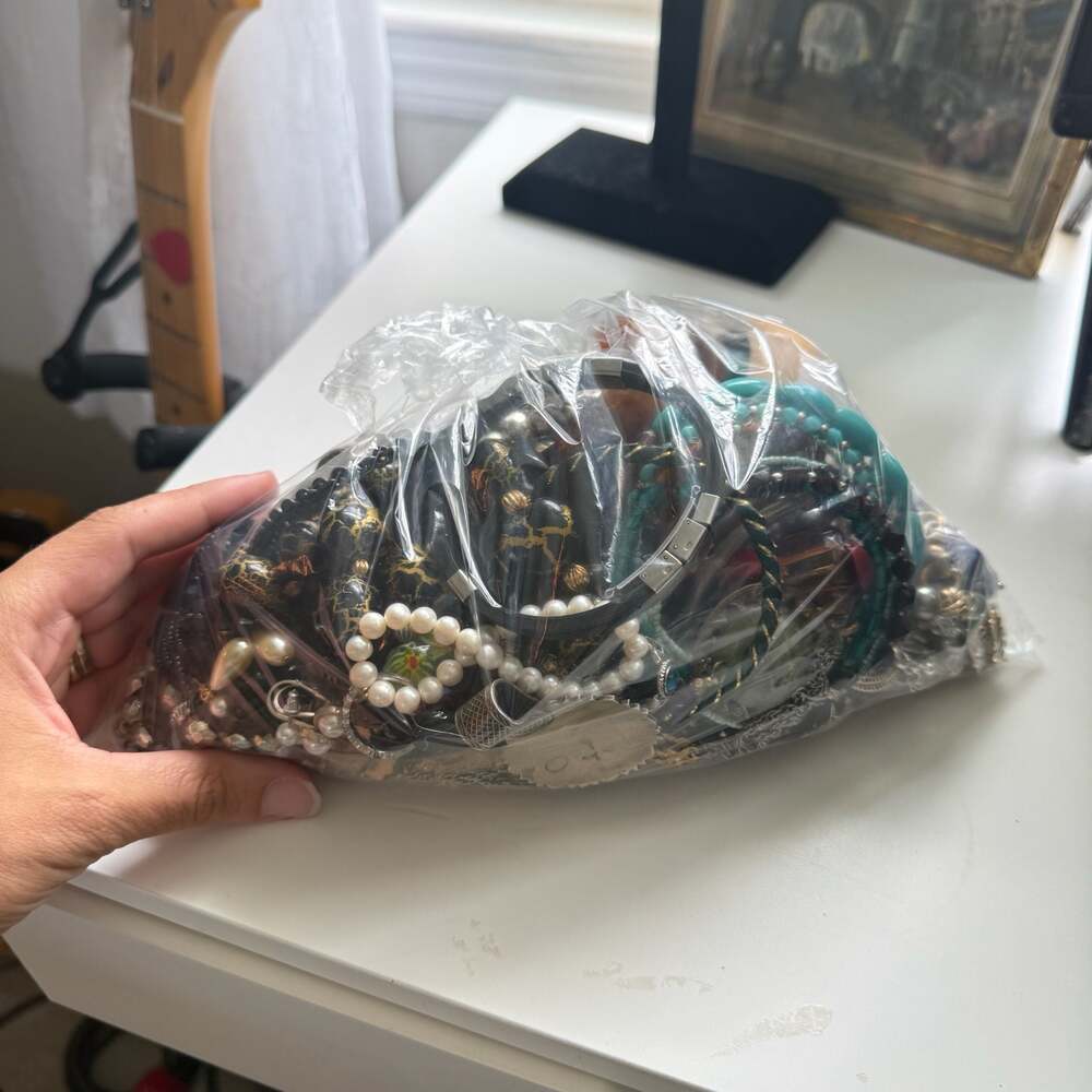 Mixed Costume Jewelry Assortment Mystery Grab Bag Lot